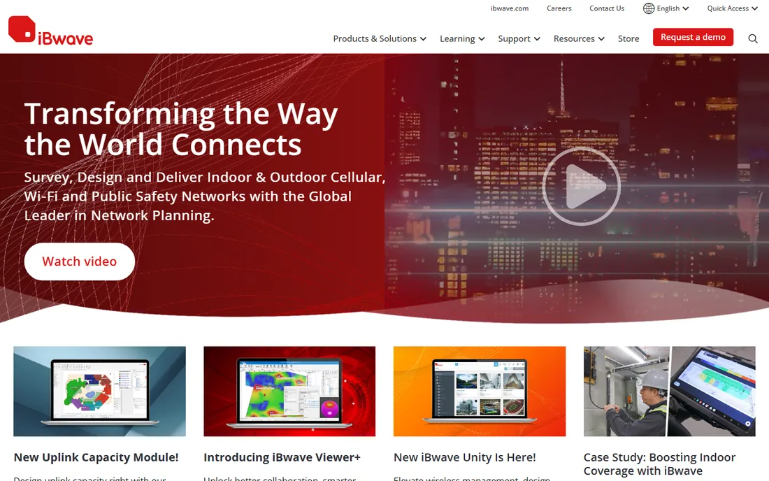 iBwave homepage