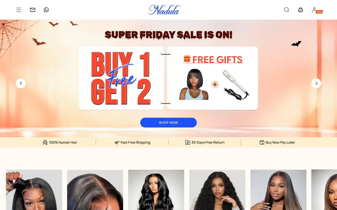 Nadula homepage