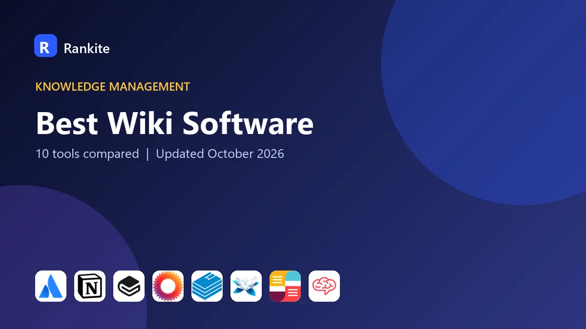 Best Wiki Software in 2026: 10 Tools Compared