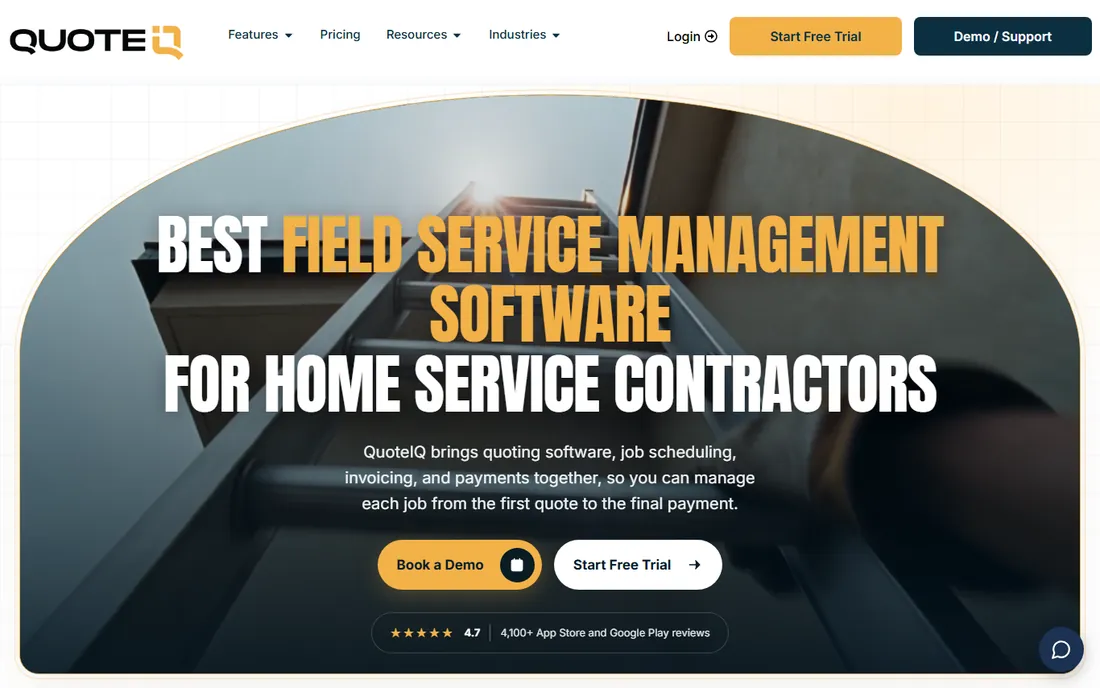 QuoteIQ homepage