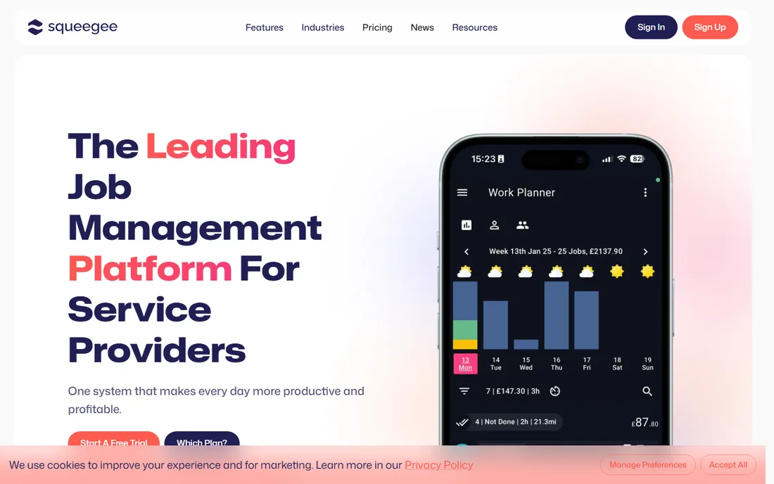 Squeegee homepage