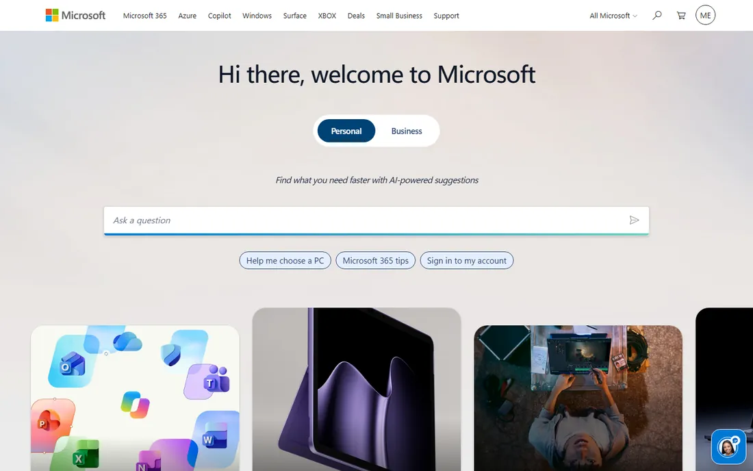 Microsoft Intune homepage