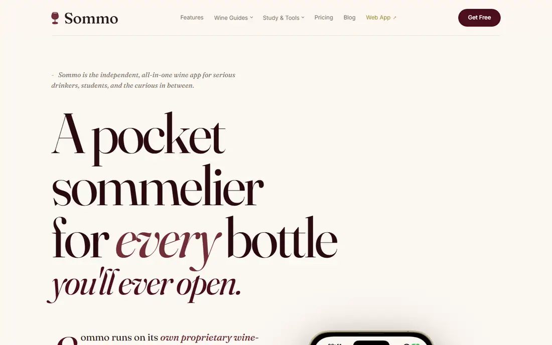 Sommo homepage