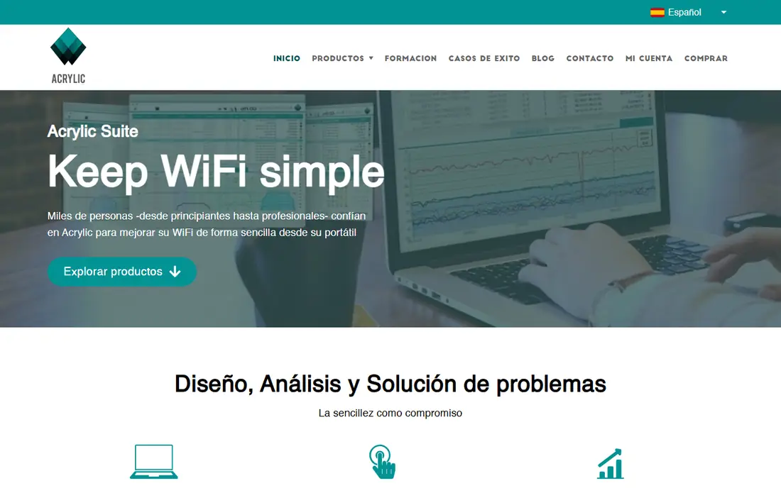 Acrylic Wi-Fi Heatmaps homepage