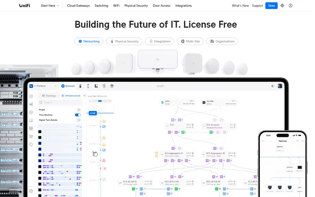 Ubiquiti WiFiman homepage