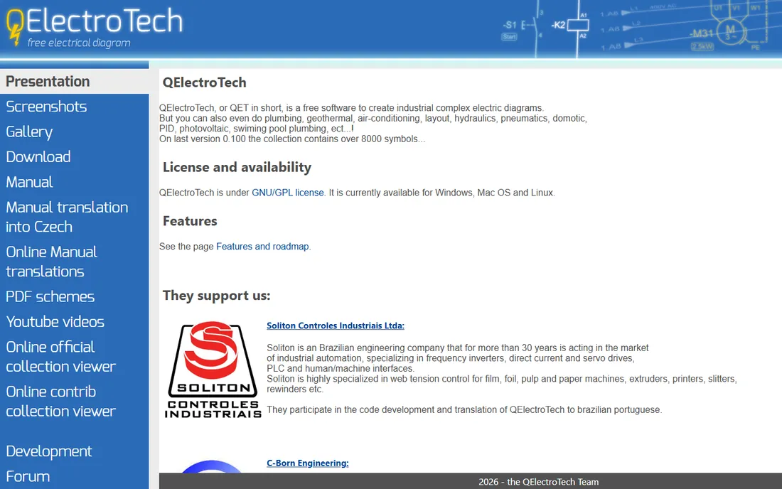 QElectroTech homepage