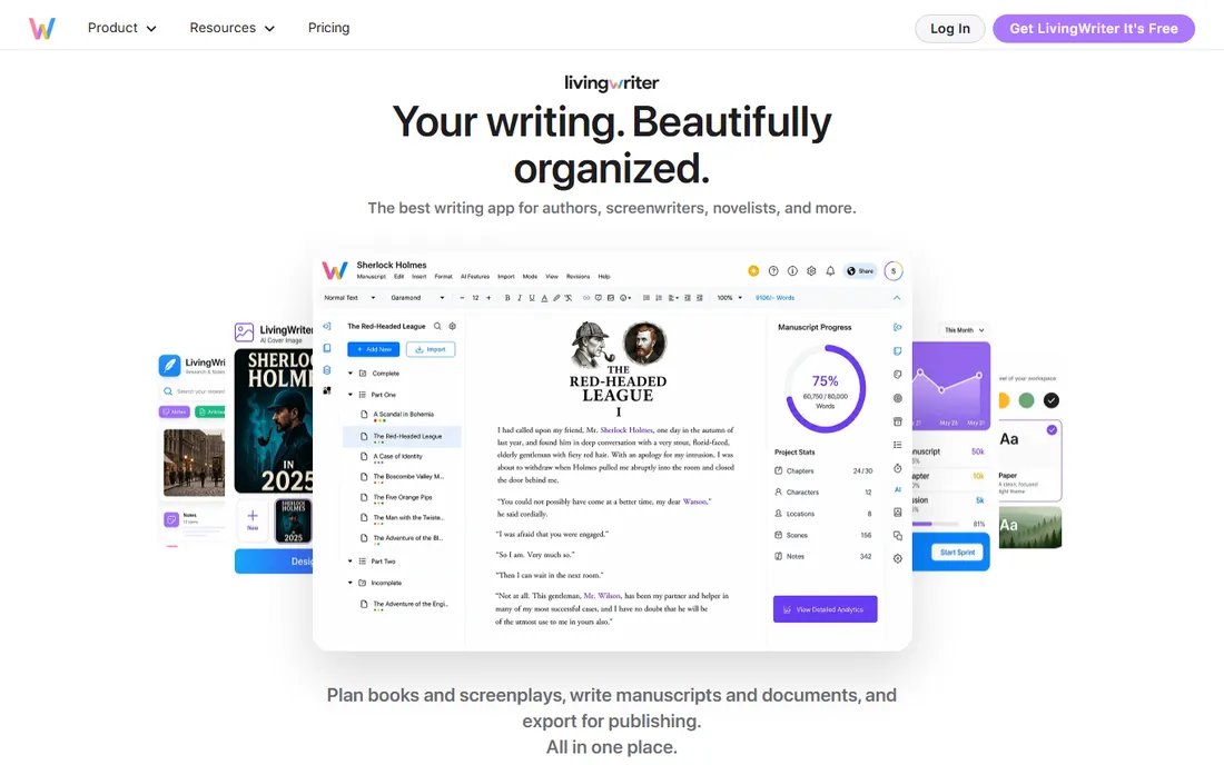 LivingWriter homepage