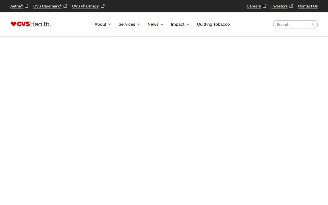 CVS Health homepage