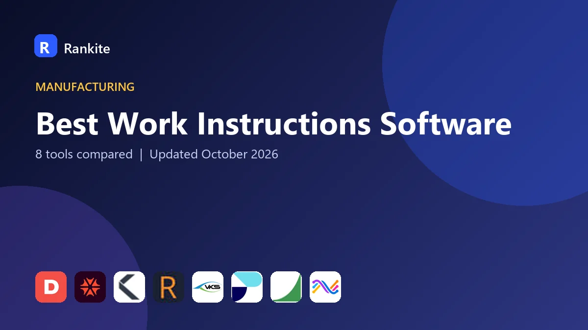 Best Work Instructions Software in 2026: 8 Tools Compared
