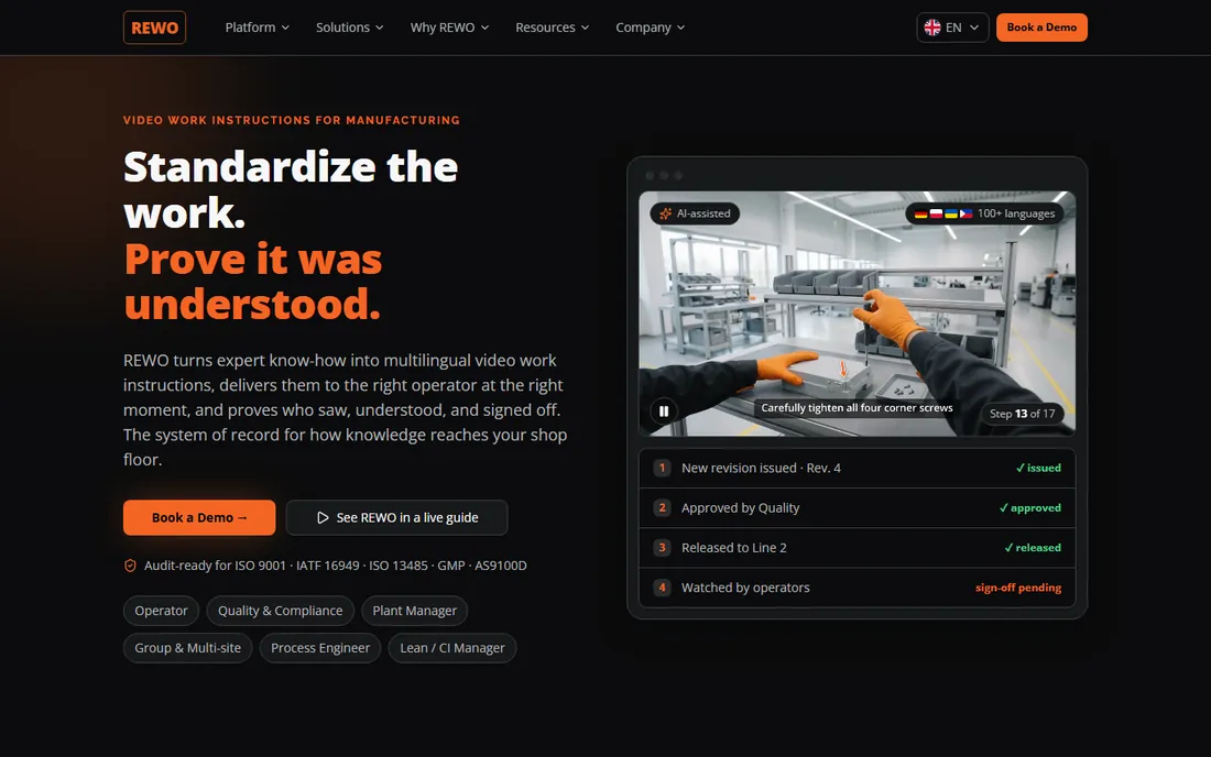REWO homepage