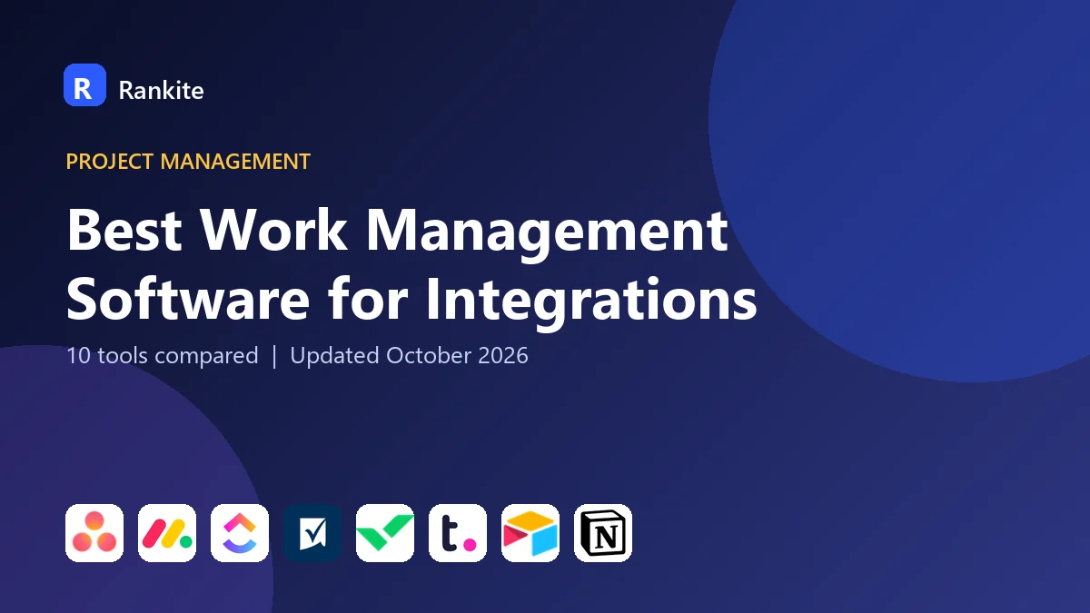 Best Work Management Software for Integrations in 2026: 10 Tools Compared