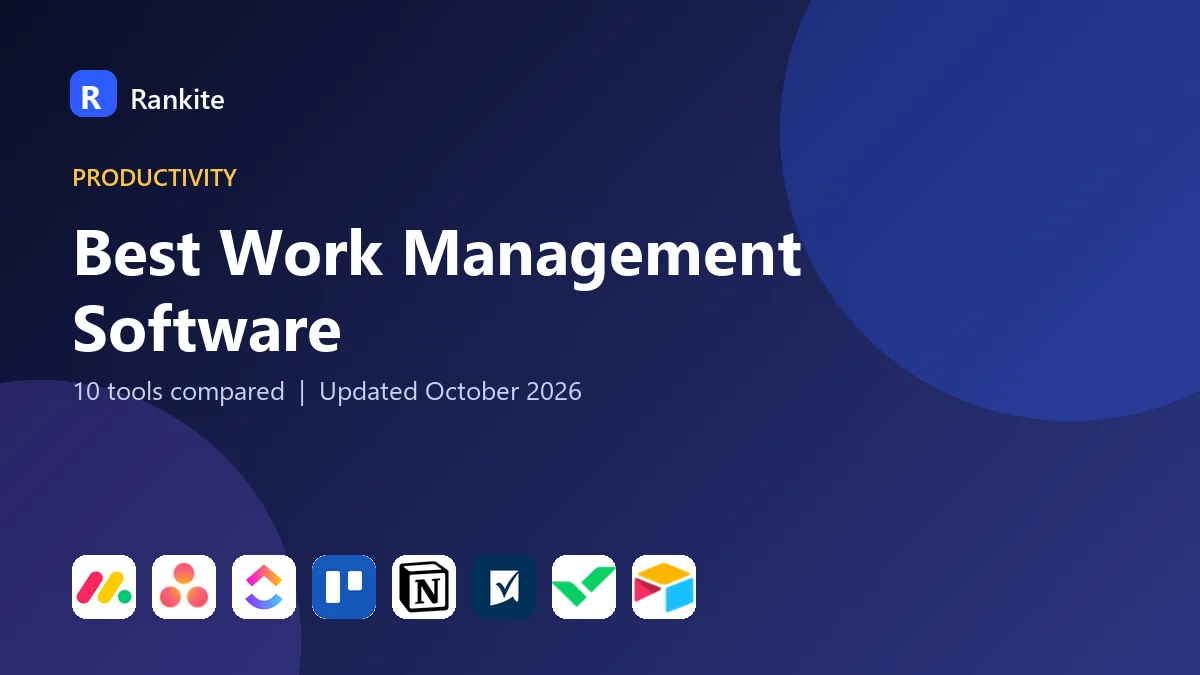 Best Work Management Software in 2026: 10 Tools Compared