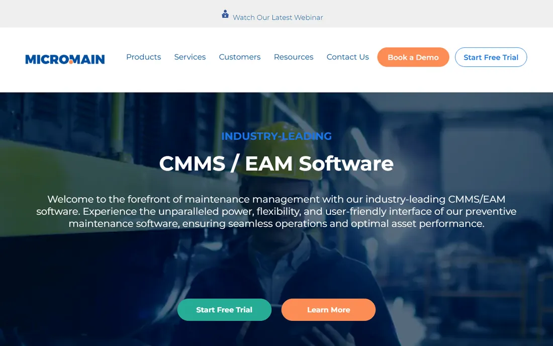 MicroMain homepage