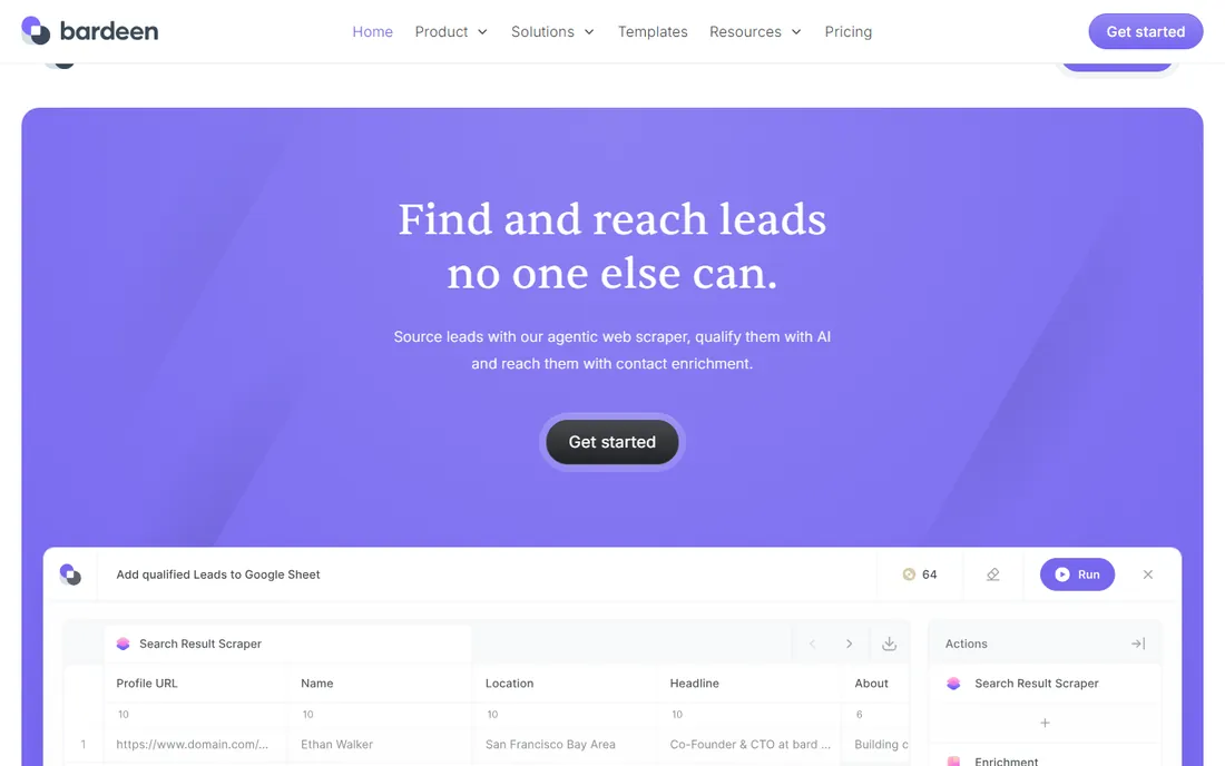 Bardeen homepage