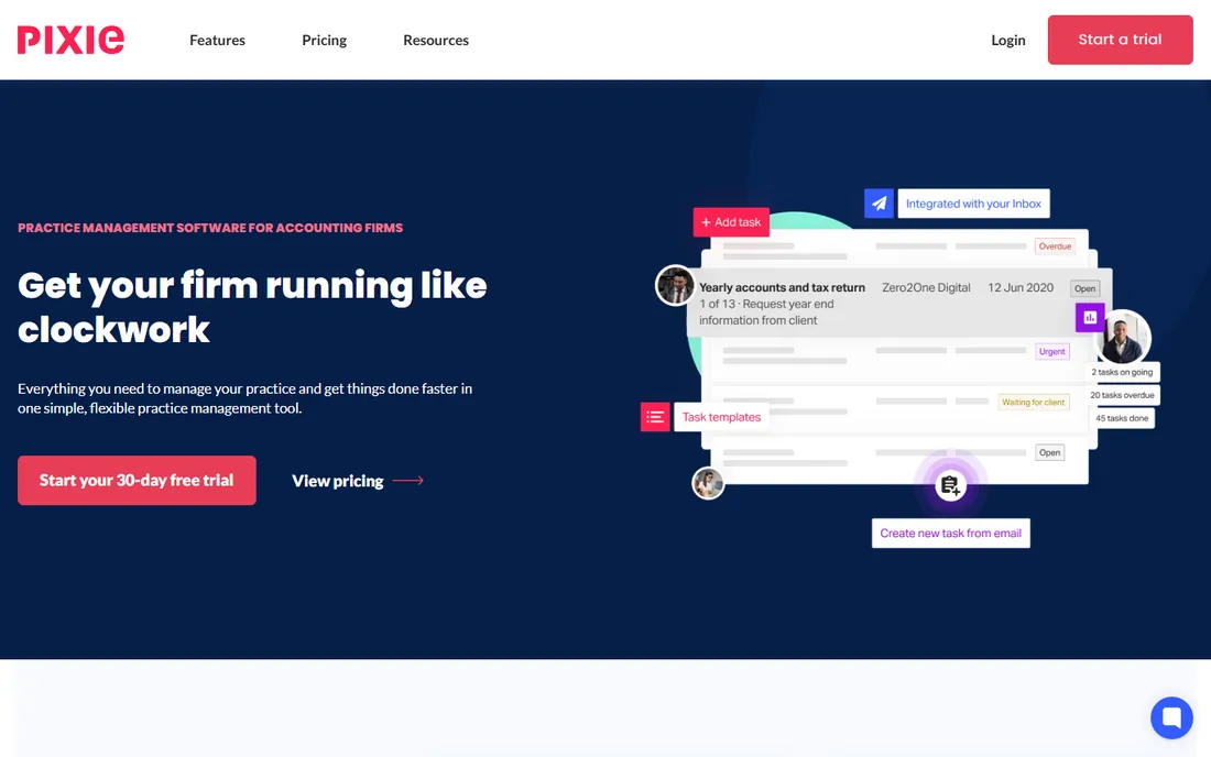 Pixie homepage