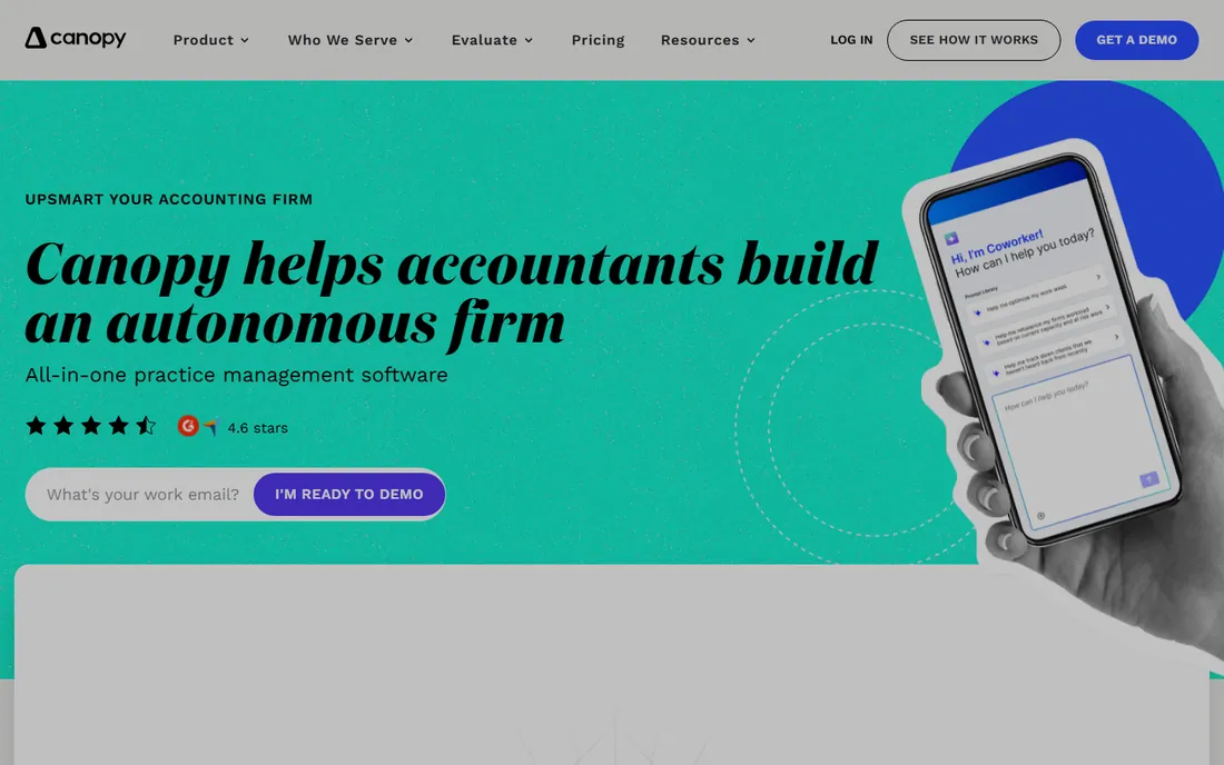 Canopy homepage
