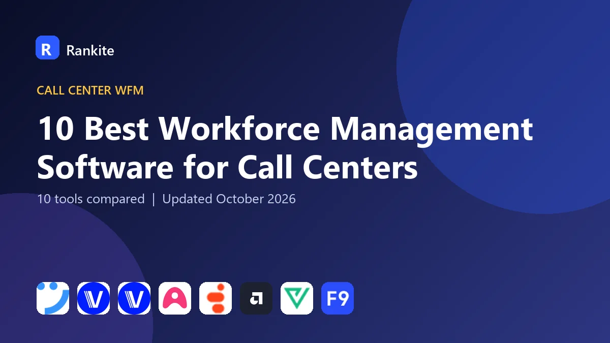10 Best Workforce Management Software for Call Centers in 2026: 10 Tools Compared