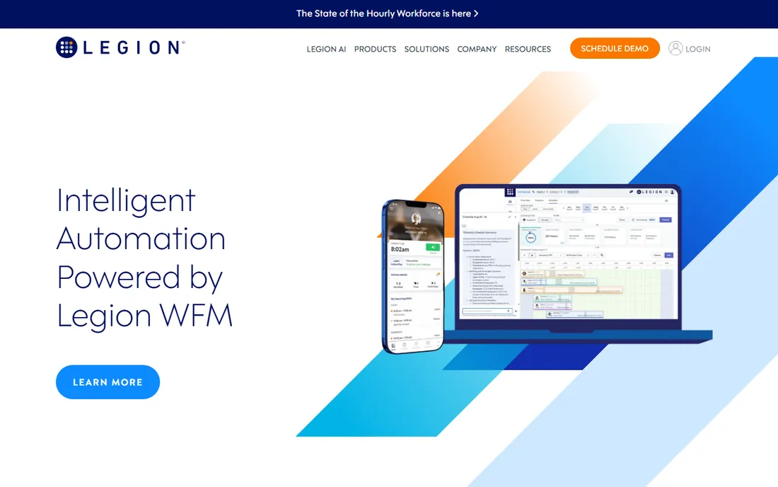 Legion homepage