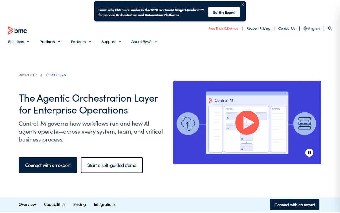 Control-M homepage