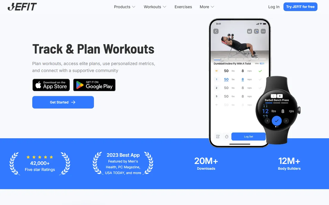 JEFIT homepage
