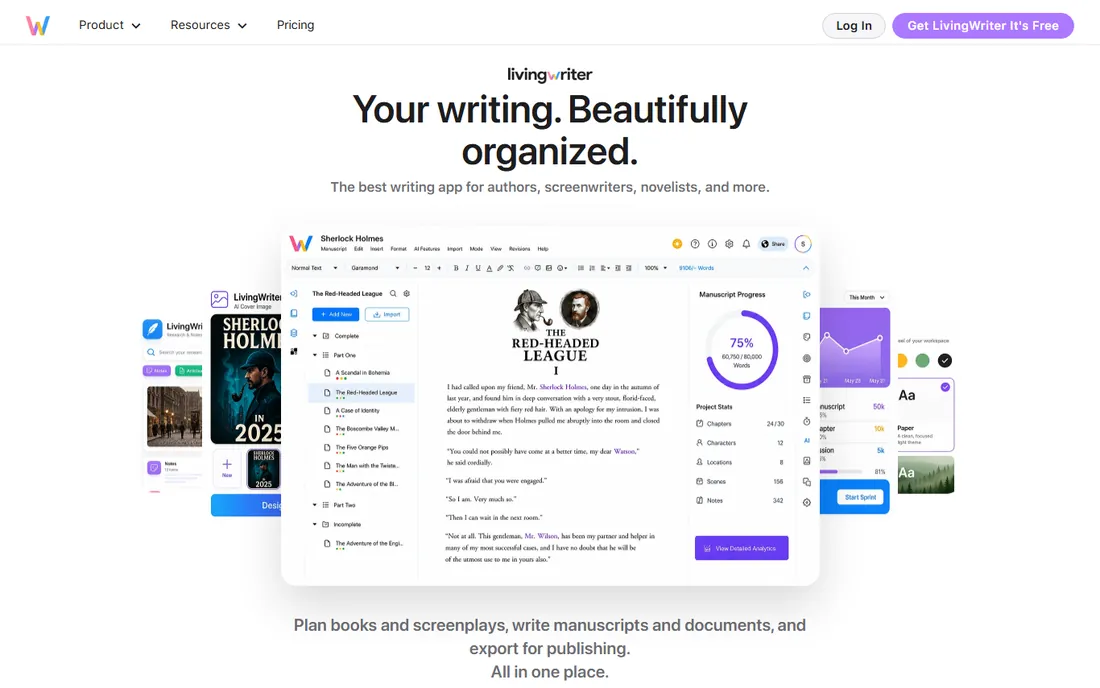 LivingWriter homepage
