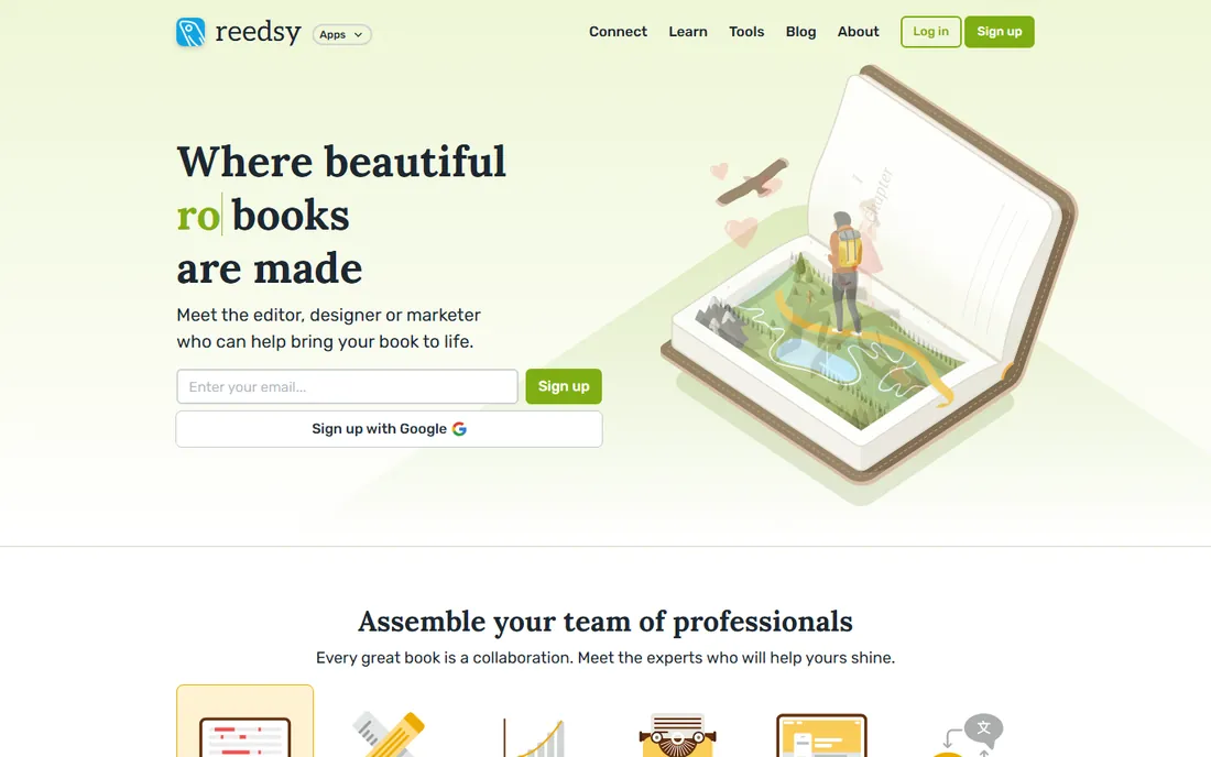 Reedsy homepage