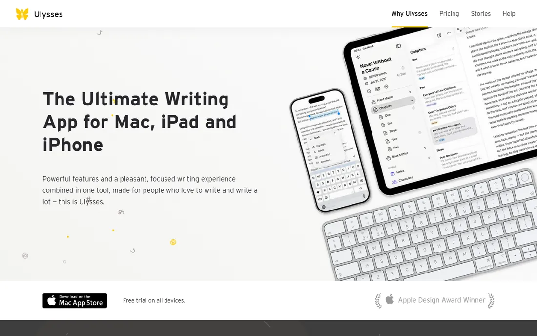 Ulysses homepage