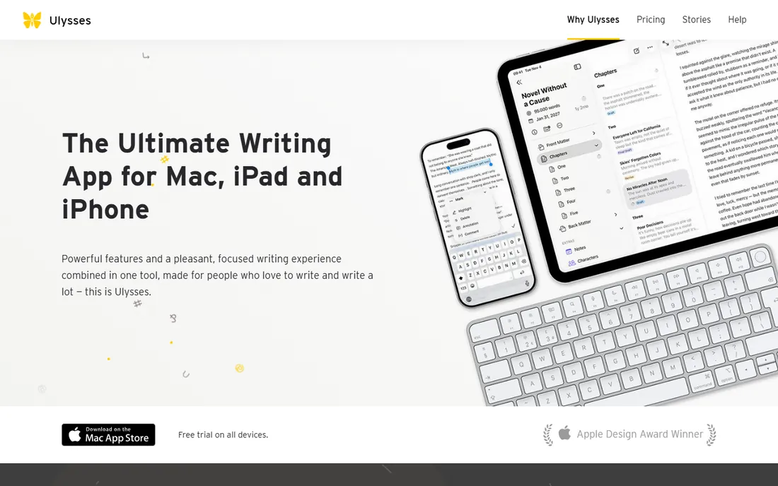 Ulysses homepage