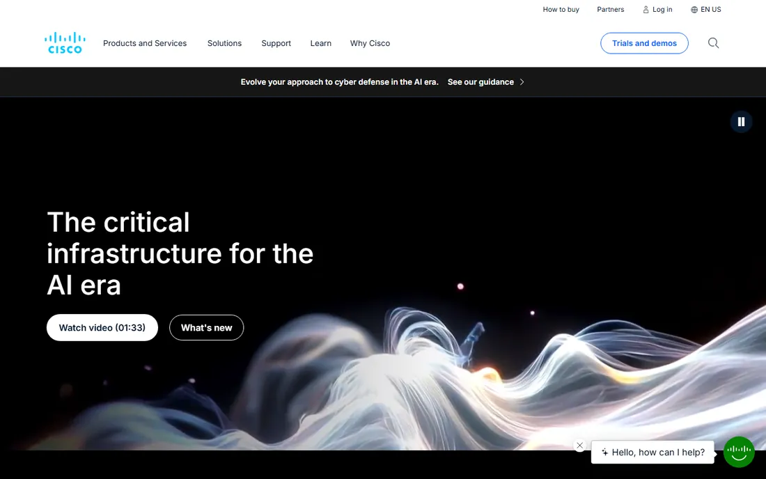 Cisco XDR homepage