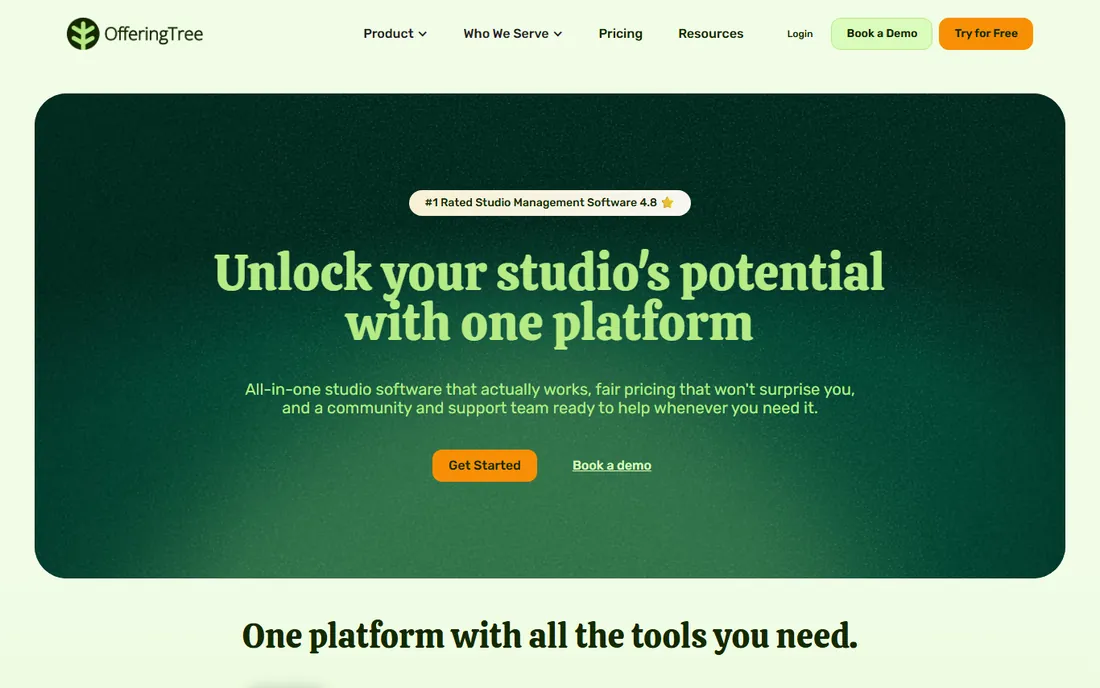 OfferingTree homepage