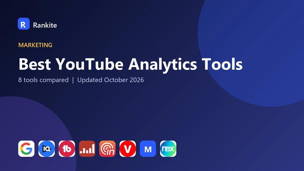 Best YouTube Analytics Tools in 2026: 8 Tools Compared