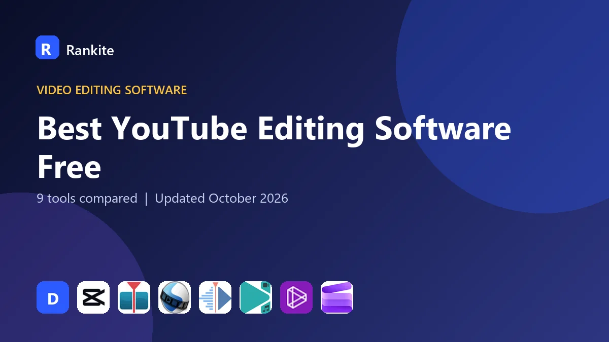 Best YouTube Editing Software Free in 2026: 9 Tools Compared
