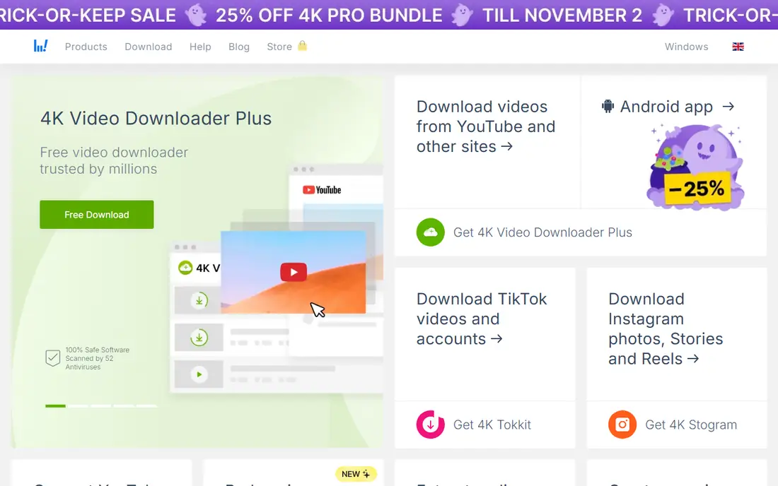 4K YouTube to MP3 homepage