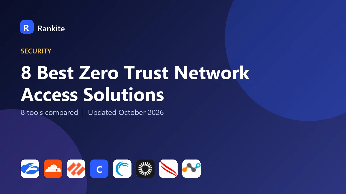8 Best Zero Trust Network Access Solutions: 8 Tools Compared