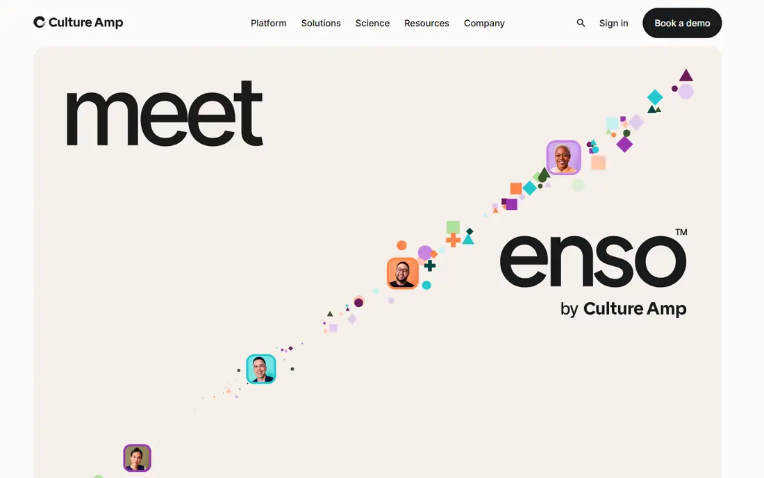 Culture Amp homepage