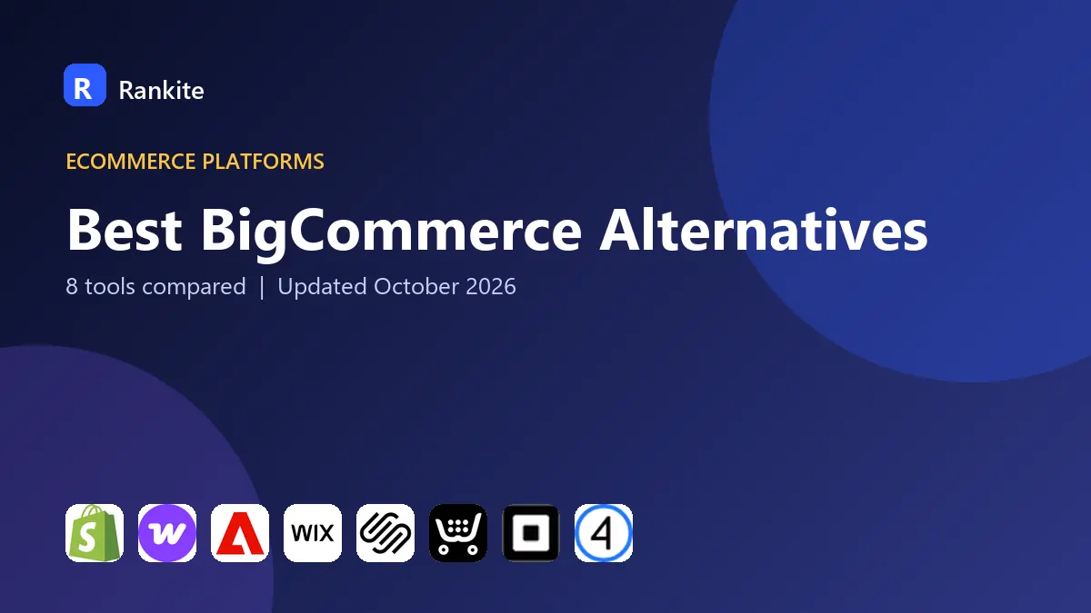 Best BigCommerce Alternatives in 2026: 8 Tools Compared