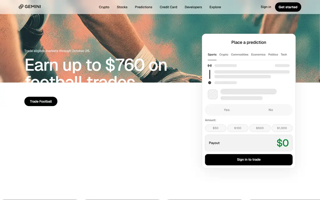 Gemini homepage