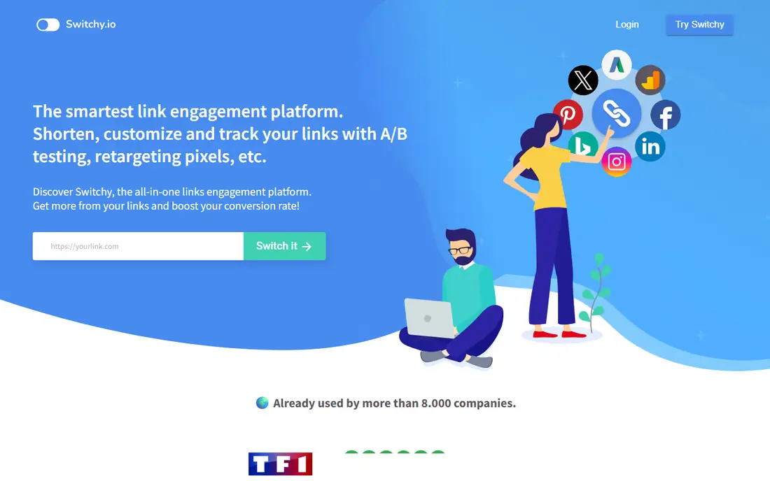 Switchy homepage