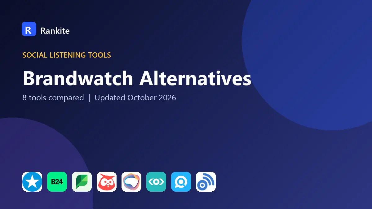 Brandwatch Alternatives in 2026: 8 Tools Compared