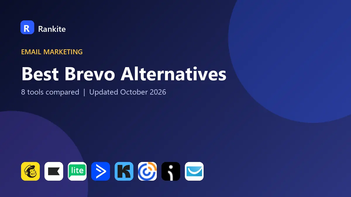 Best Brevo Alternatives in 2026: 8 Tools Compared