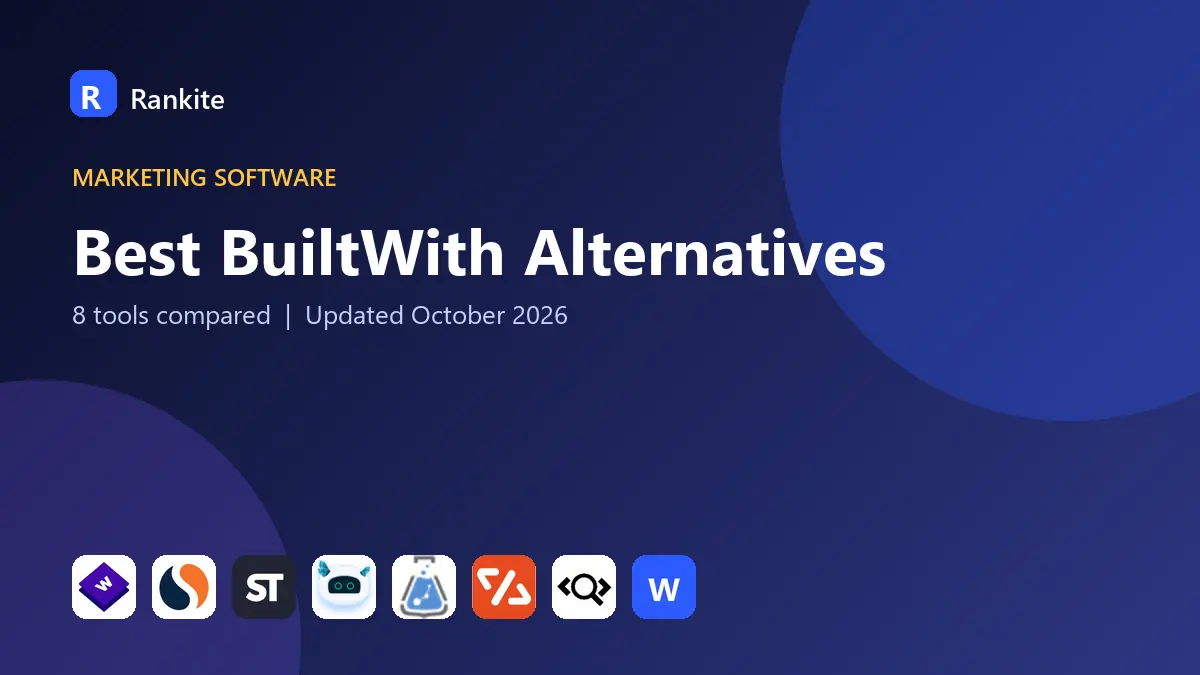 Best BuiltWith Alternatives in 2026: 8 Tools Compared