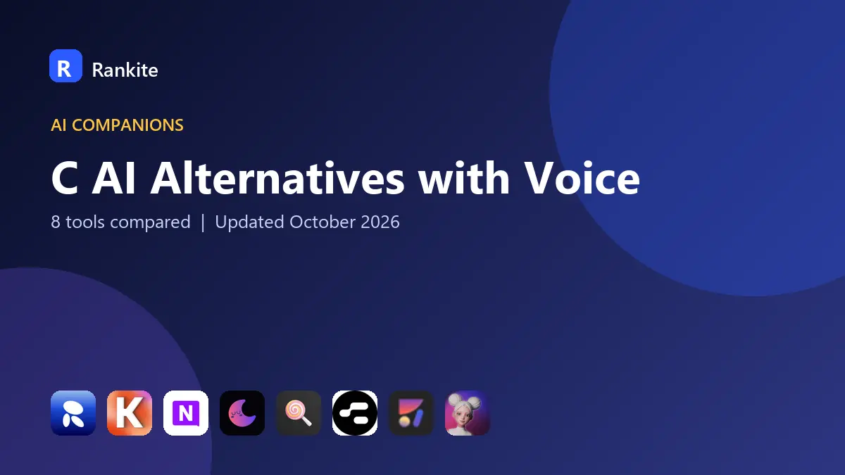 C AI Alternatives with Voice in 2026: 8 Tools Compared