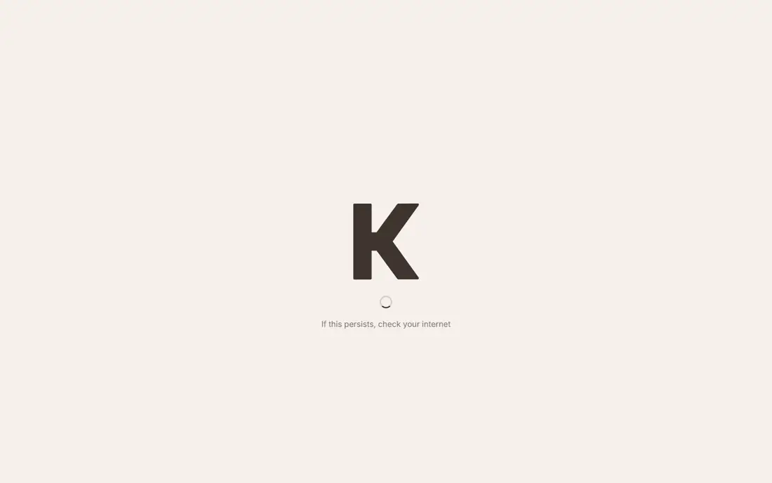 Kindroid homepage