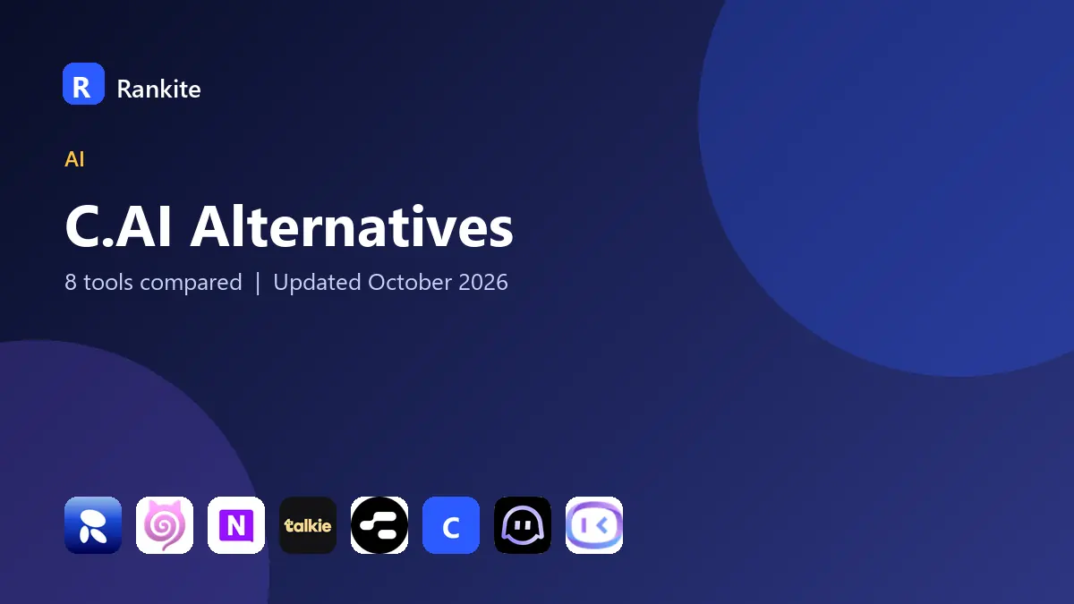 C.AI Alternatives in 2026: 8 Tools Compared