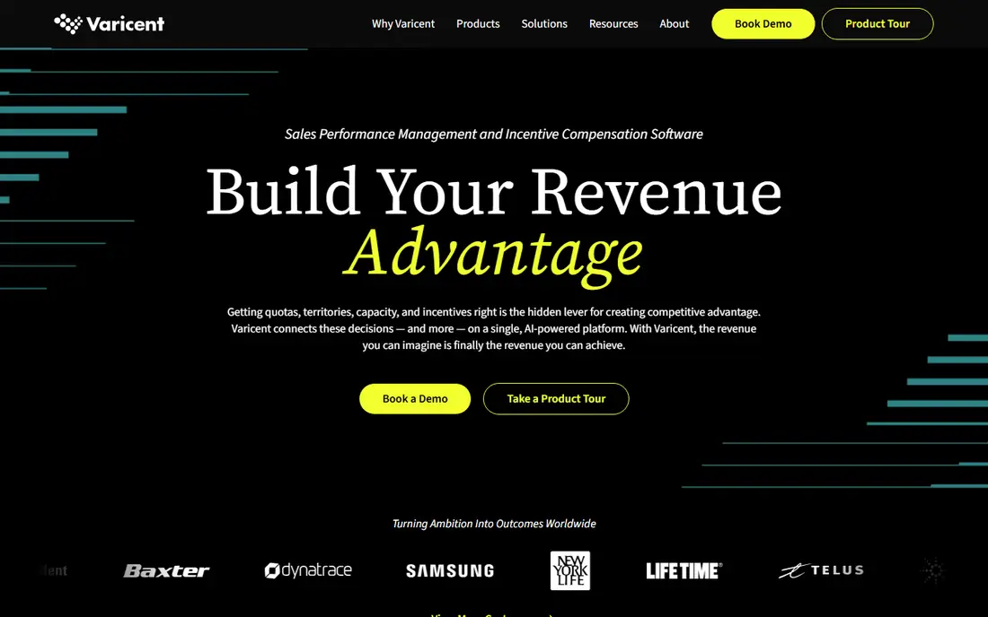 Varicent homepage