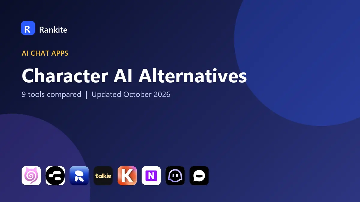 Character AI Alternatives in 2026: 9 Apps Compared