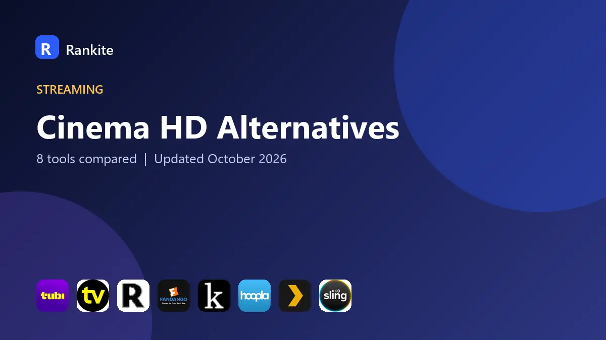 Cinema HD Alternatives in 2026: 8 Legal Streaming Tools Compared