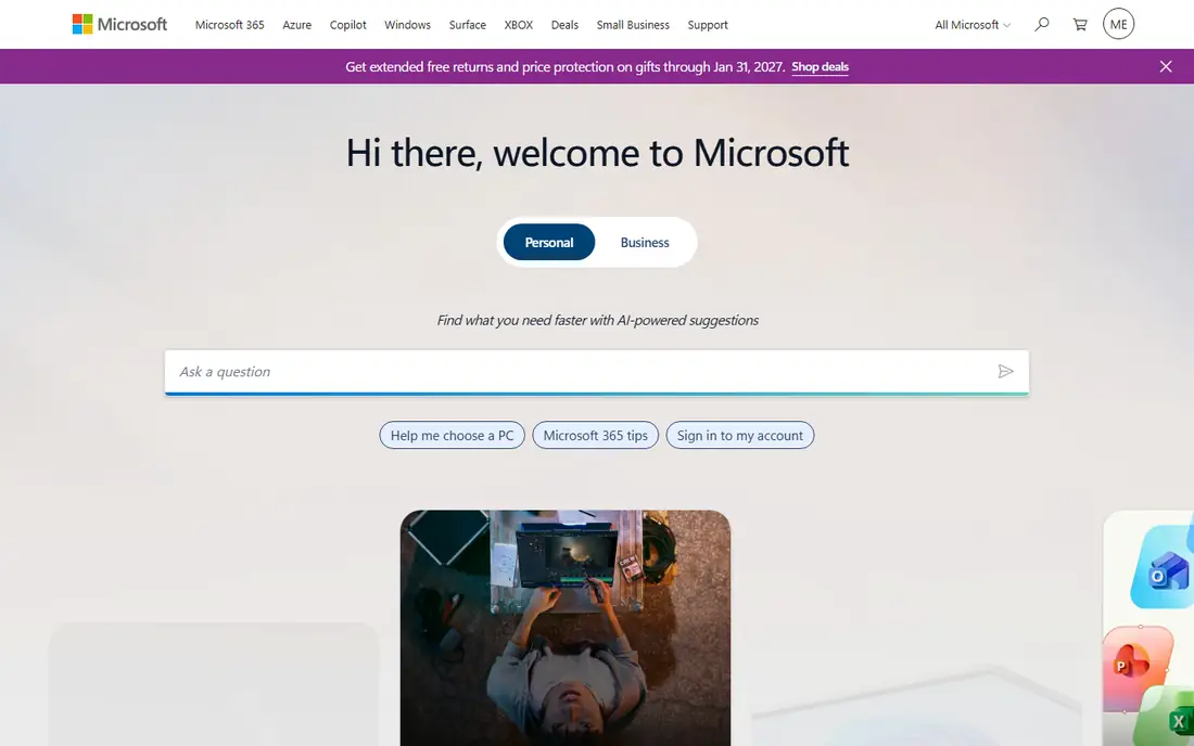 Microsoft Intune homepage