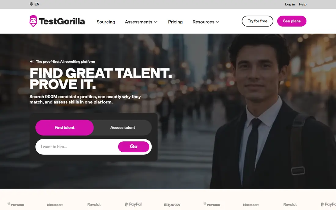 TestGorilla homepage