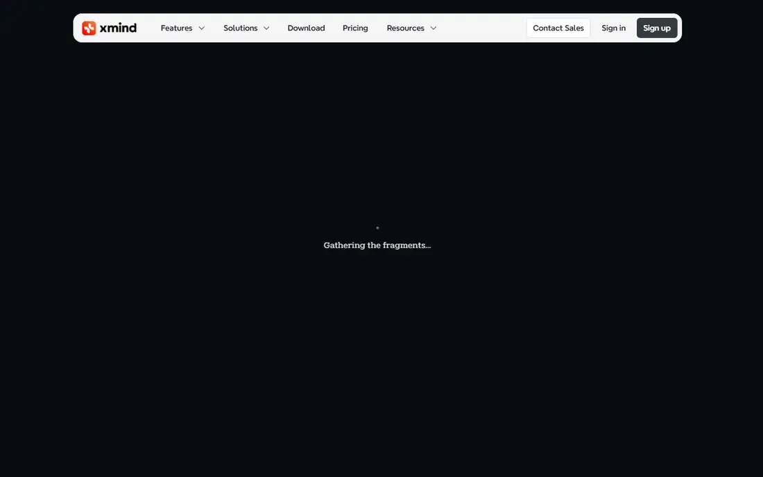 Xmind homepage